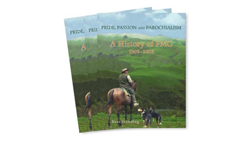Pride, Passion and Parochialism books in a fan