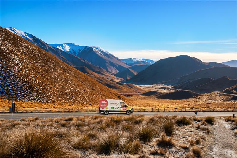 Spot Check Roadie Van driving 
